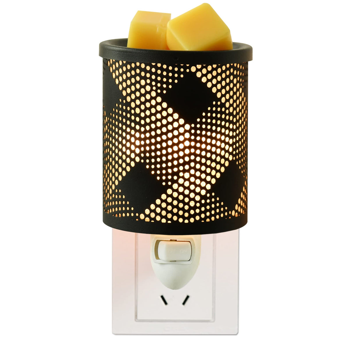 Mocosa Metal Plug-in Oil, Wax Warmer – Geometry Design & Night light
