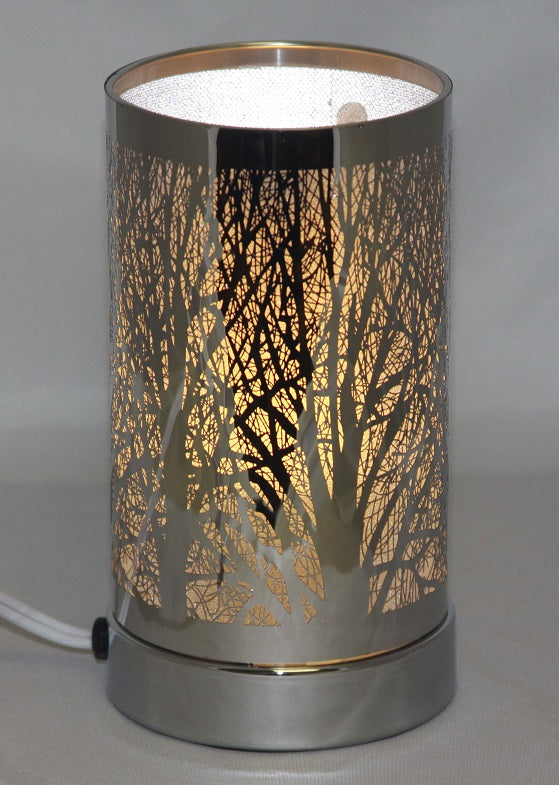 Silver Tree LED Electric Oil & Wax Burner — Auto Color Changing
