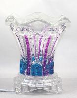 Smoky Quartz Crystal Glass Fragrance Oil Warmer