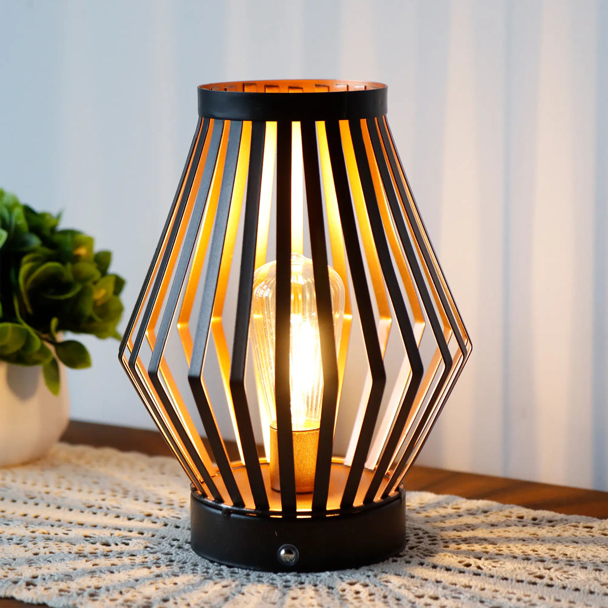 Set of 2 Dimmable Bedside Table Lamps