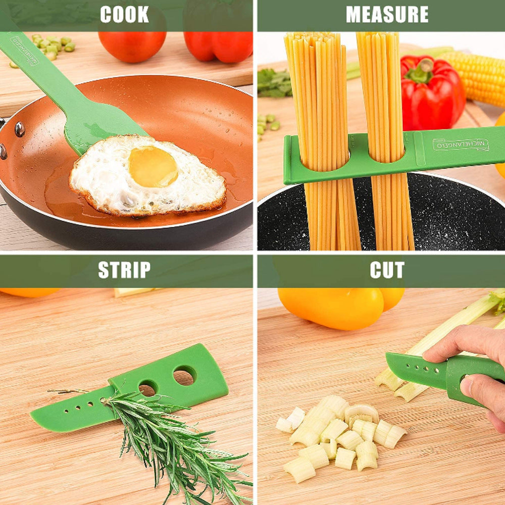 Multi-Function Kitchen Spatula & Pasta Spoon Set