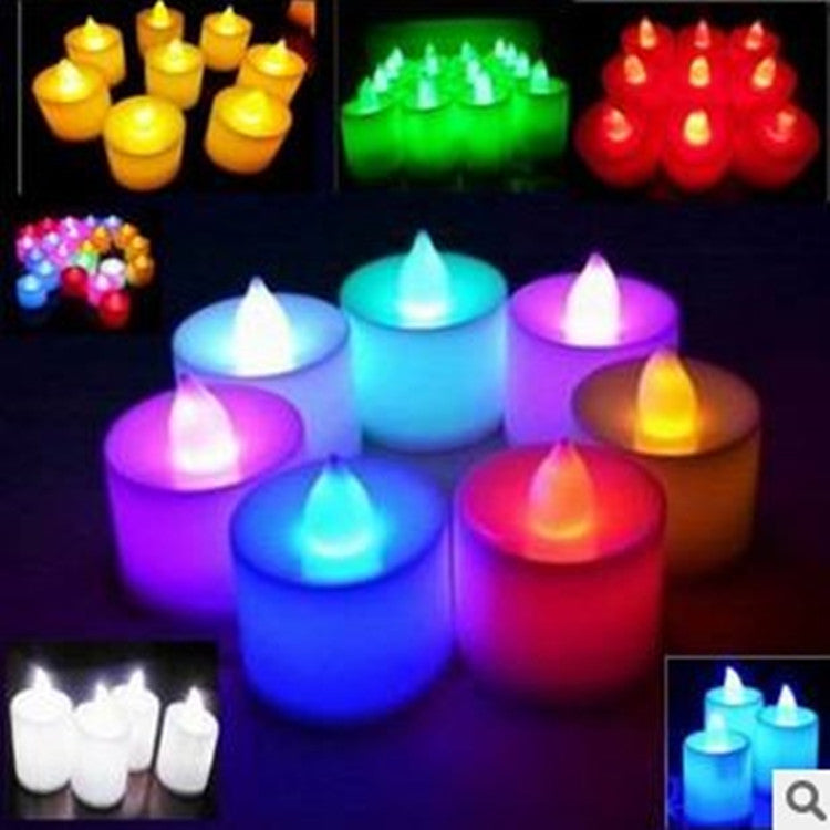 LED Color-Changing Electronic Candle Night Light
