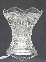 Crystal Clear Fluted Glass Fragrance Oil Warmer