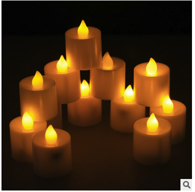 LED Color-Changing Electronic Candle Night Light