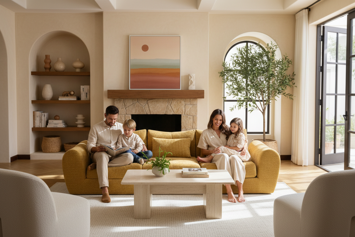 Family Scene - Cloud Sofa