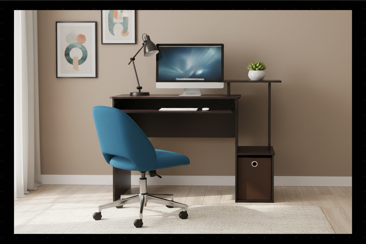 Scene – Office with Blue Chair