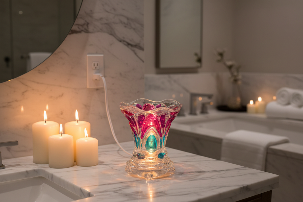 Spa Bathroom Scene