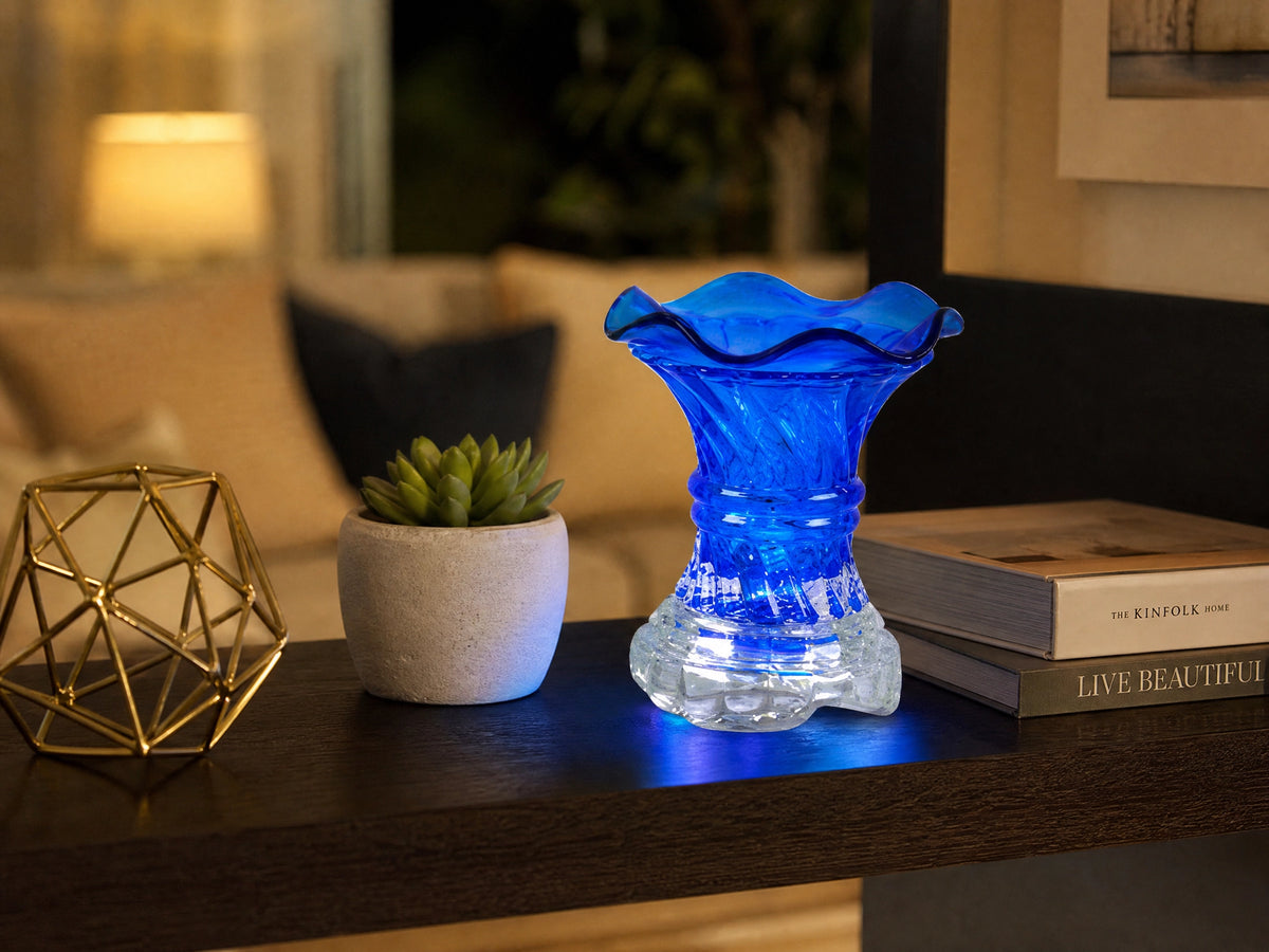 Blue Warmer - Living Room Scene