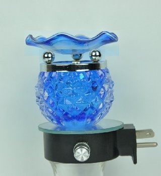 Blue Pineapple Wall Plug-In Fragrance Oil Warmer & Night Light
